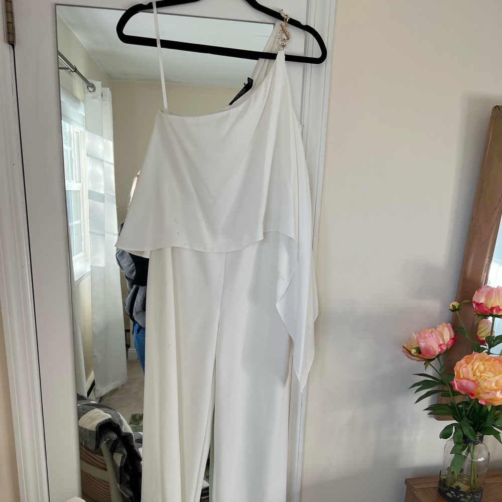 Ralph Lauren one shoulder jumpsuit
